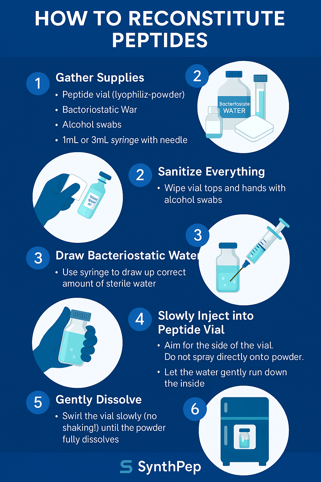 Peptides 101: How to Open and Reconstitute Peptides